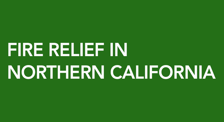 California fire relief