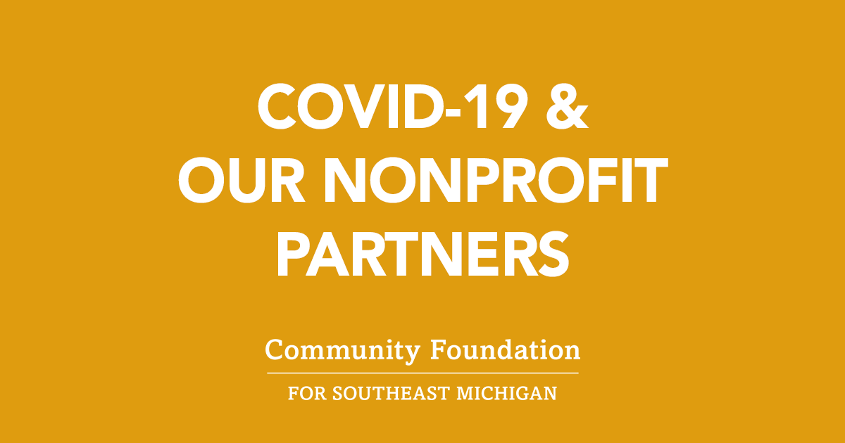 Covid-19 and our nonprofit partners