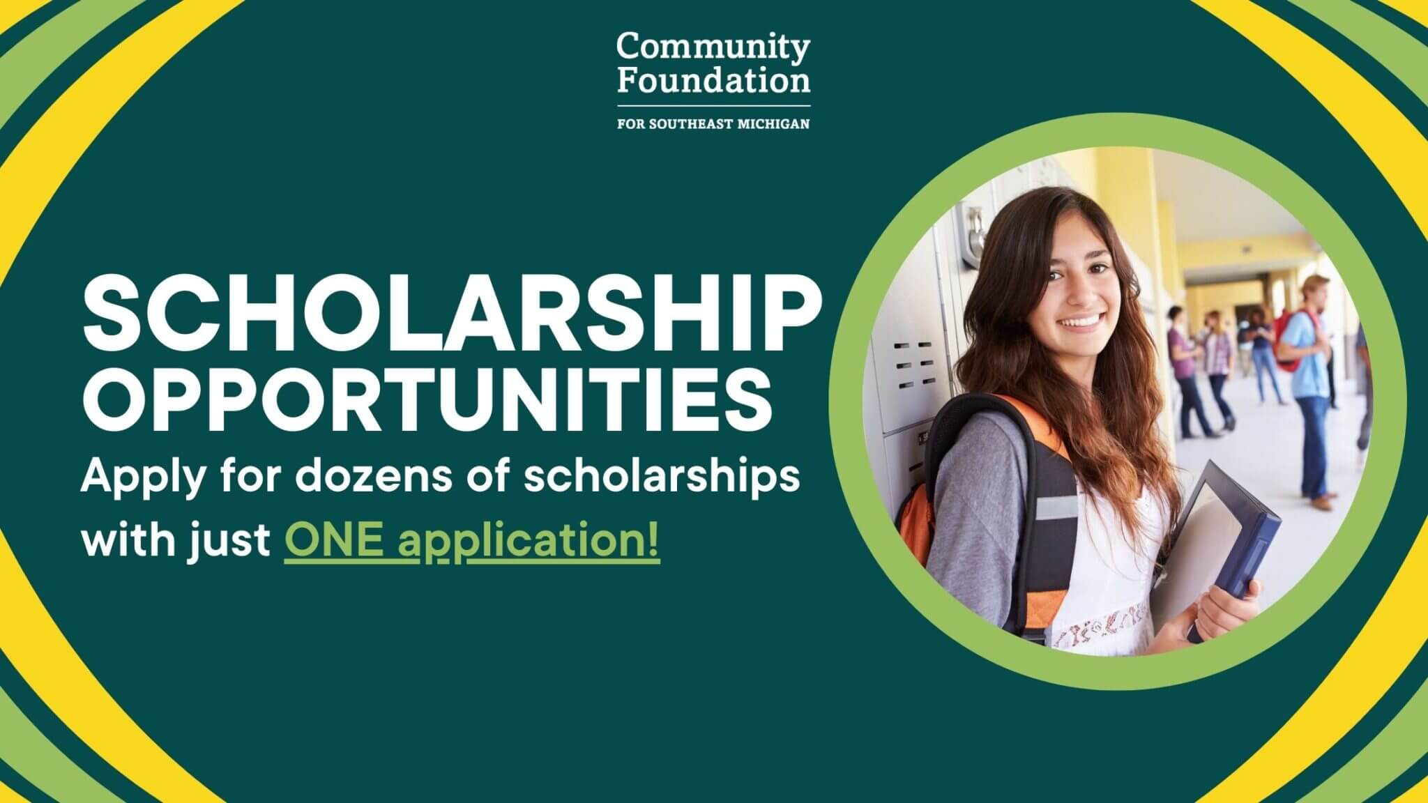 Scholarships available at the Community Foundation