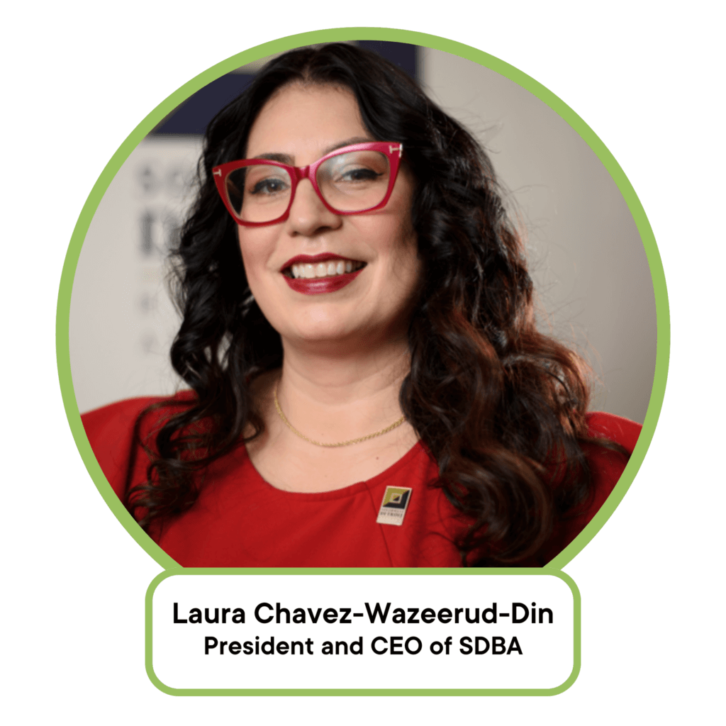 Laura Chavez-Wazeerud-Din President and CEO of SDBA